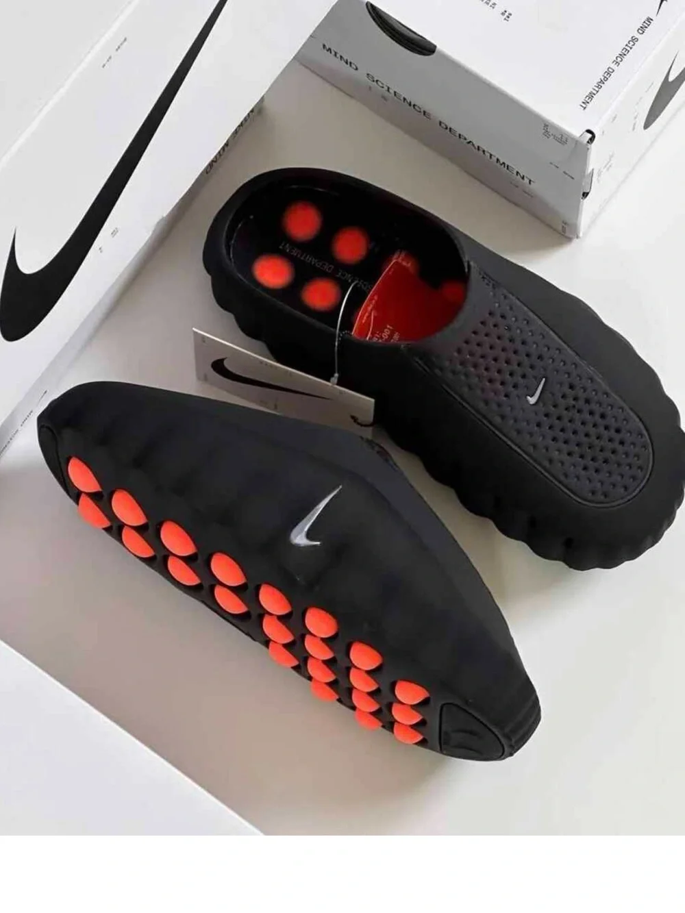 Nike Mind Women’s 001 Slide Black Chrome!